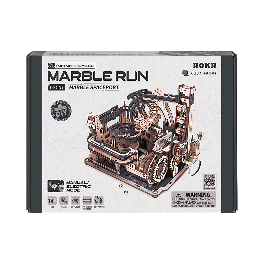 Rokr™ Medinis Konstruktorius Marble Run „Spaceport“