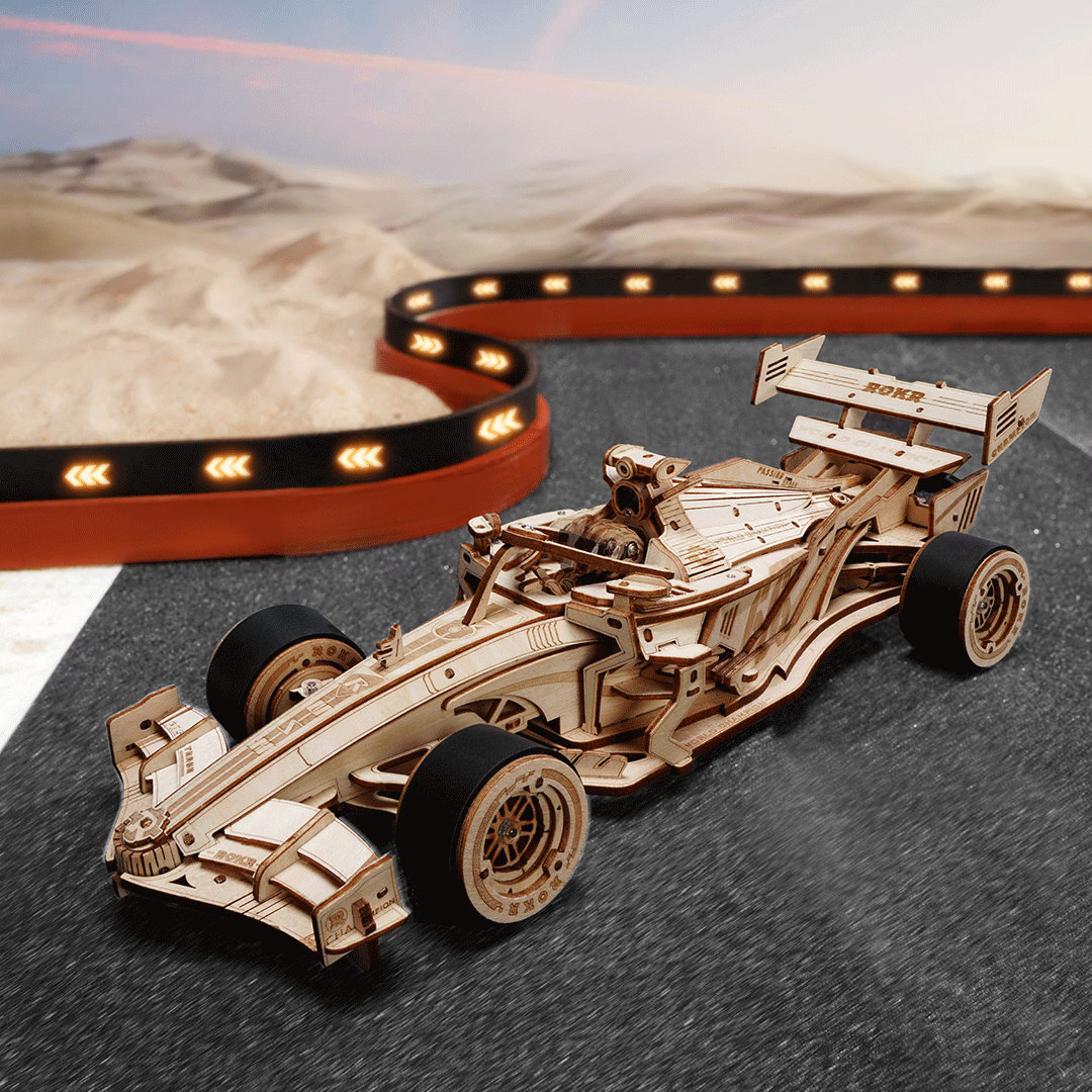 Rokr™ Medinis Konstruktorius „Racecar“