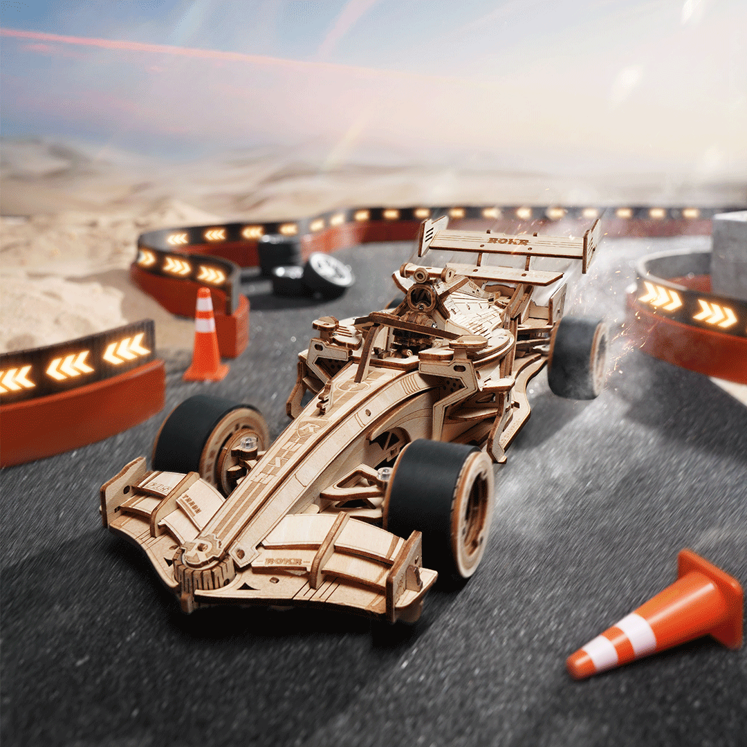 Rokr™ Medinis Konstruktorius „Racecar“