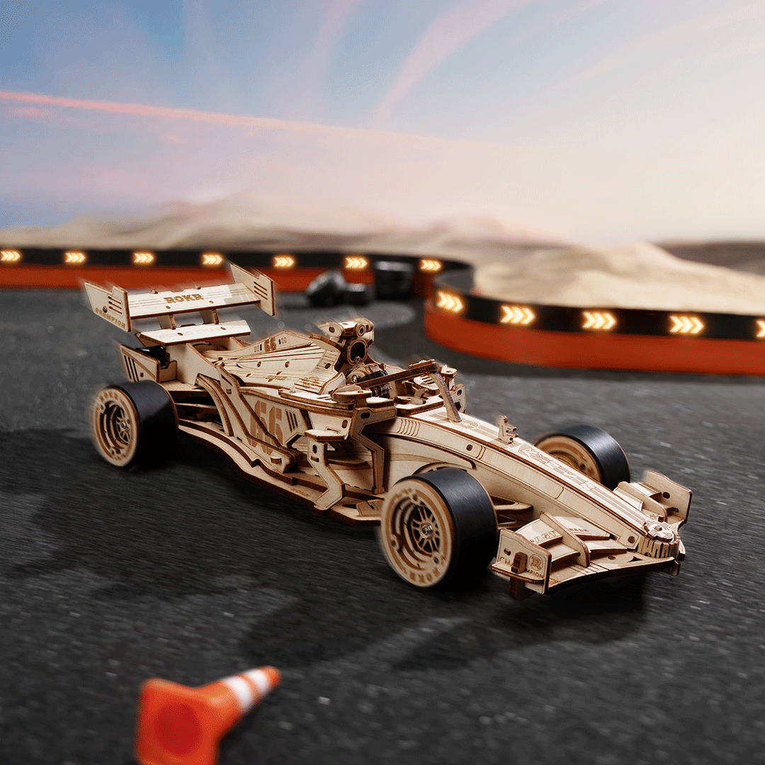 Rokr™ Medinis Konstruktorius „Racecar“