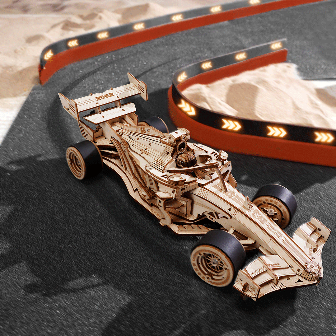 Rokr™ Medinis Konstruktorius „Racecar“