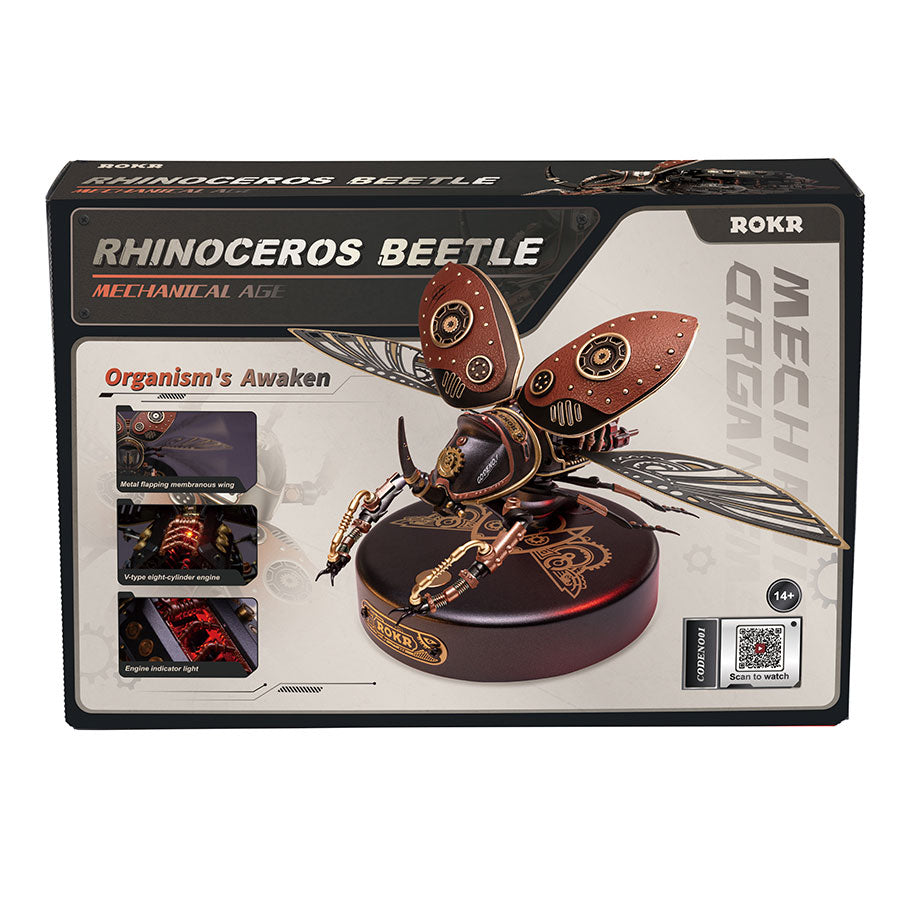 Rokr™ Metalinis Konstruktorius „Rhinoceros Beetle“