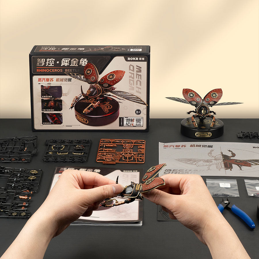 Rokr™ Metalinis Konstruktorius „Rhinoceros Beetle“