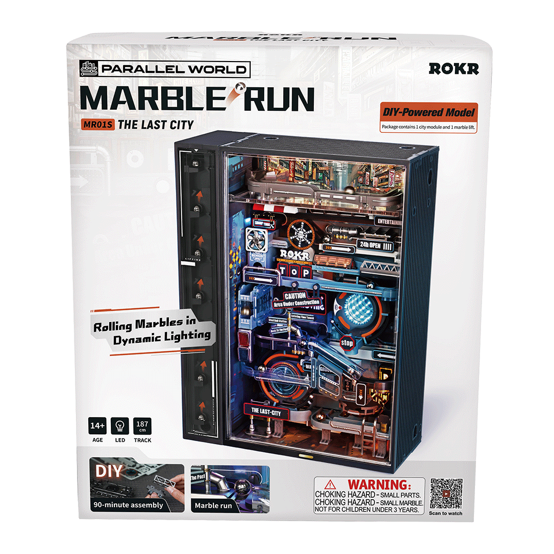 Rokr™ Medinis Konstruktorius Marble Run „Paskutinis Miestas“