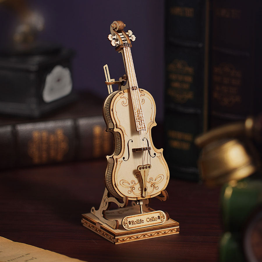 Rolife™ Medinis Konstruktorius „Violončelė“