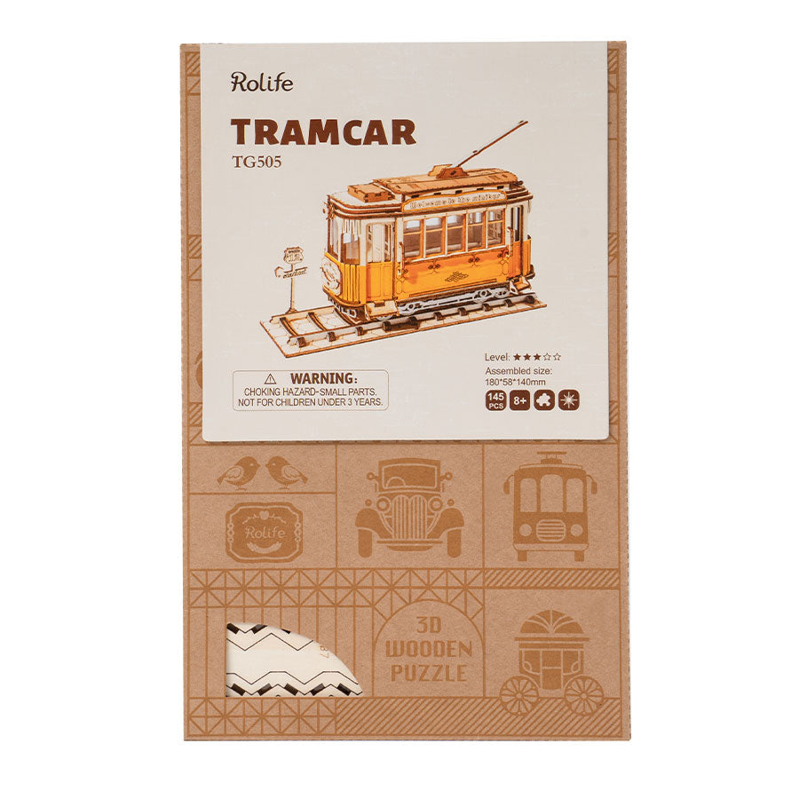 Rolife™ Medinis Konstruktorius „Tramcar“
