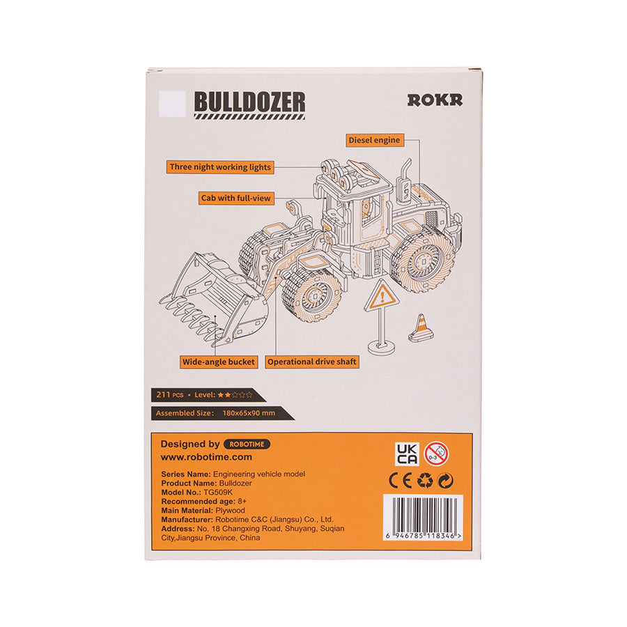 Rokr™ Medinis Konstruktorius „Buldozeris“