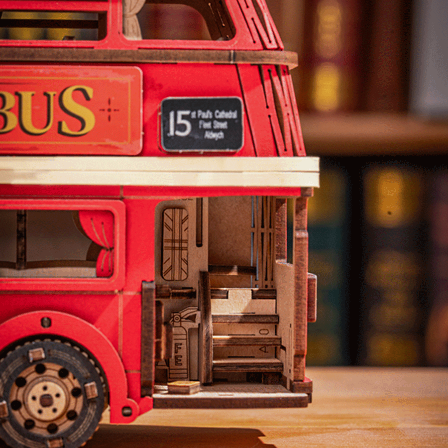 Rolife™ Medinis Konstruktorius „Londono Turistinis Autobusas“