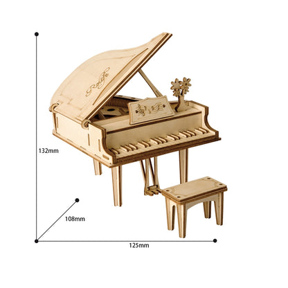 Rolife™ Medinis Konstruktorius „Pianinas“