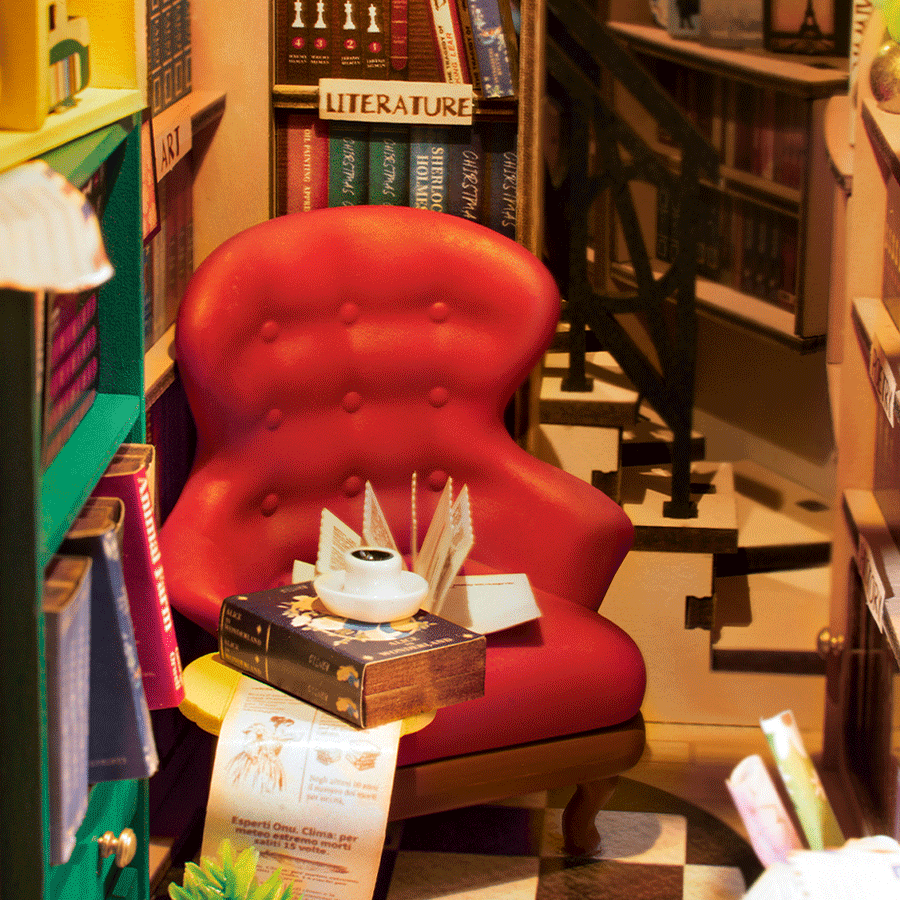 Rolife™ Book Nook Konstruktorius „Knygynas“