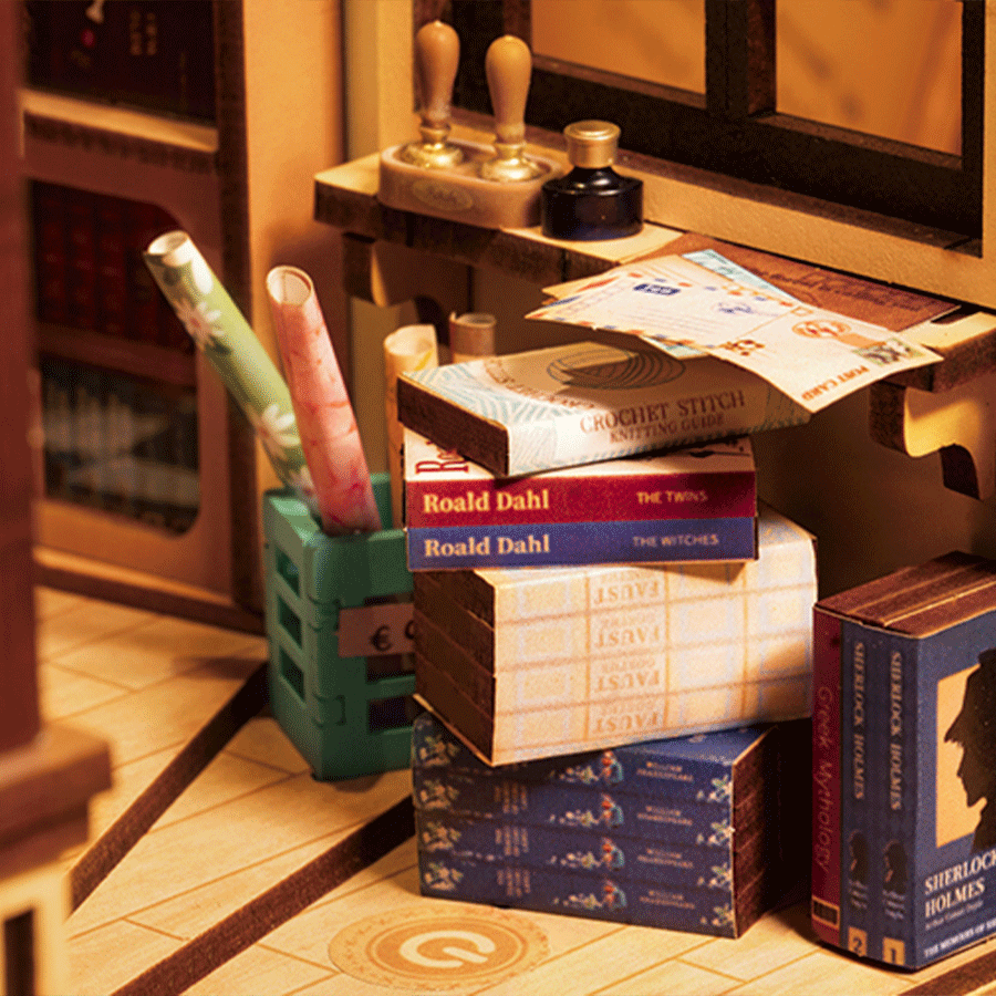 Rolife™ Book Nook Konstruktorius „Knygynas“