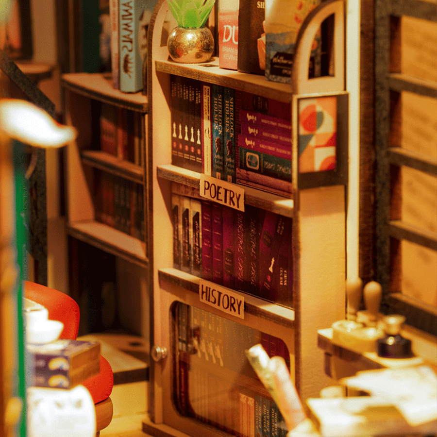 Rolife™ Book Nook Konstruktorius „Knygynas“