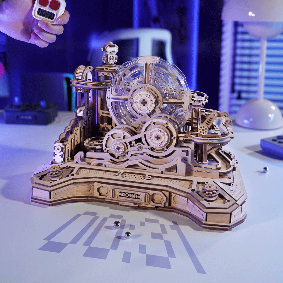 Rokr™ Medinis Konstruktorius Marble Run „Gear Ball Challenge“
