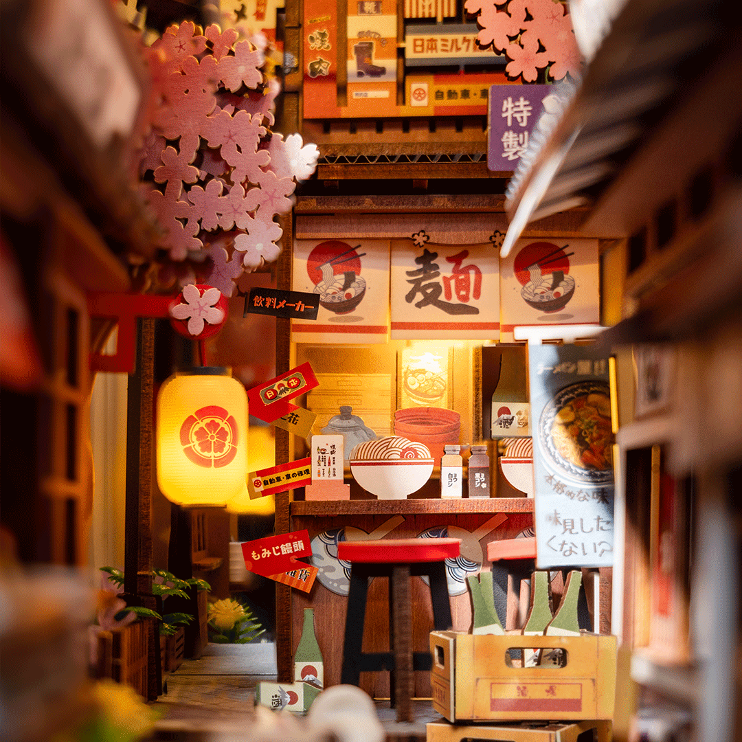 Rolife™ Book Nook Konstruktorius „Sakura Vyno Alėja“