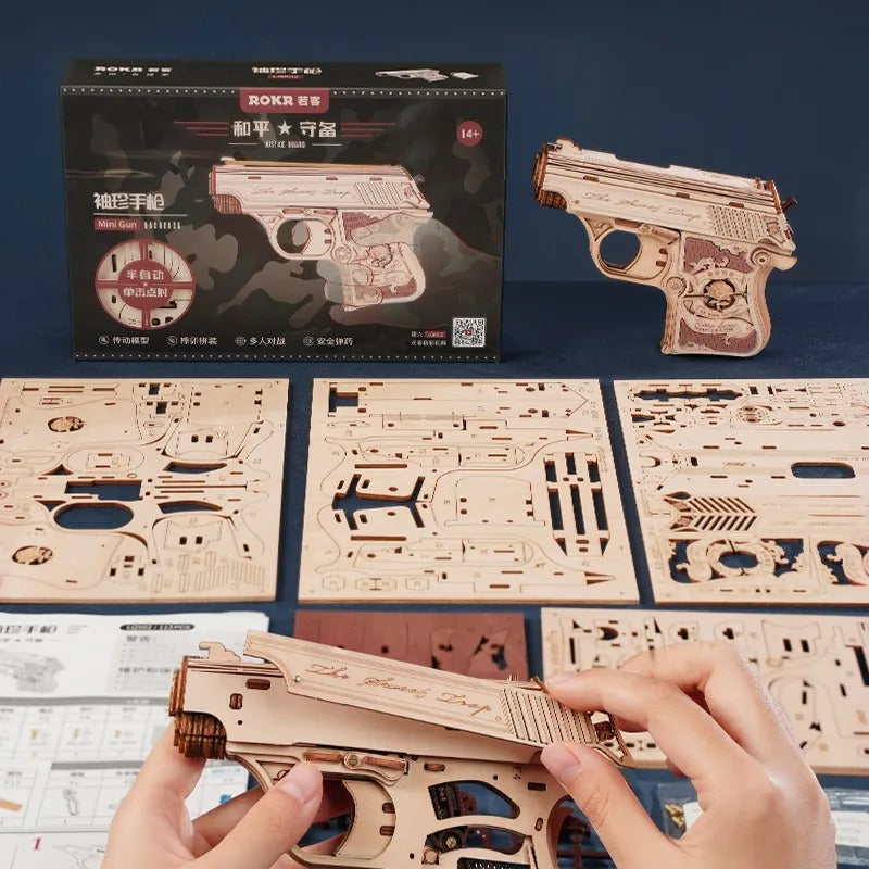 Rokr™ Medinis Konstruktorius „Mini Gun“