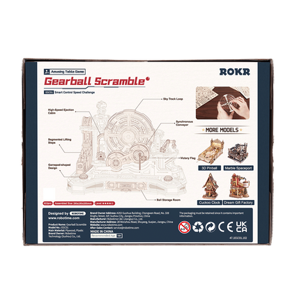 Rokr™ Medinis Konstruktorius Marble Run „Gear Ball Challenge“