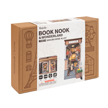 Rolife™ Book Nook Konstruktorius „Sakura Vyno Alėja“