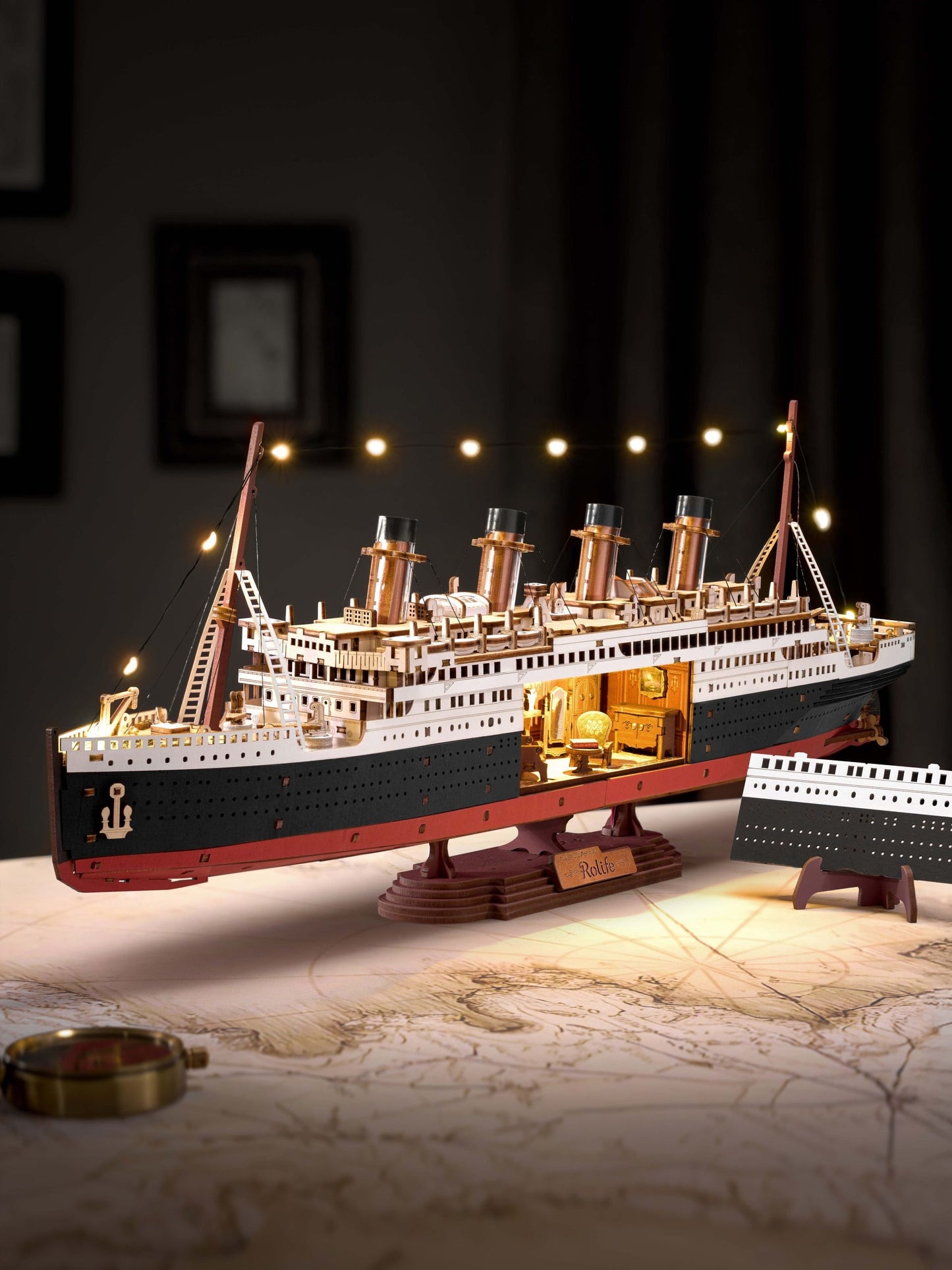 Rolife™ Medinis Konstruktorius „Titanikas“