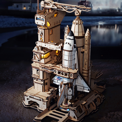 Rokr™ Medinis Konstruktorius „Kosminė Raketa“