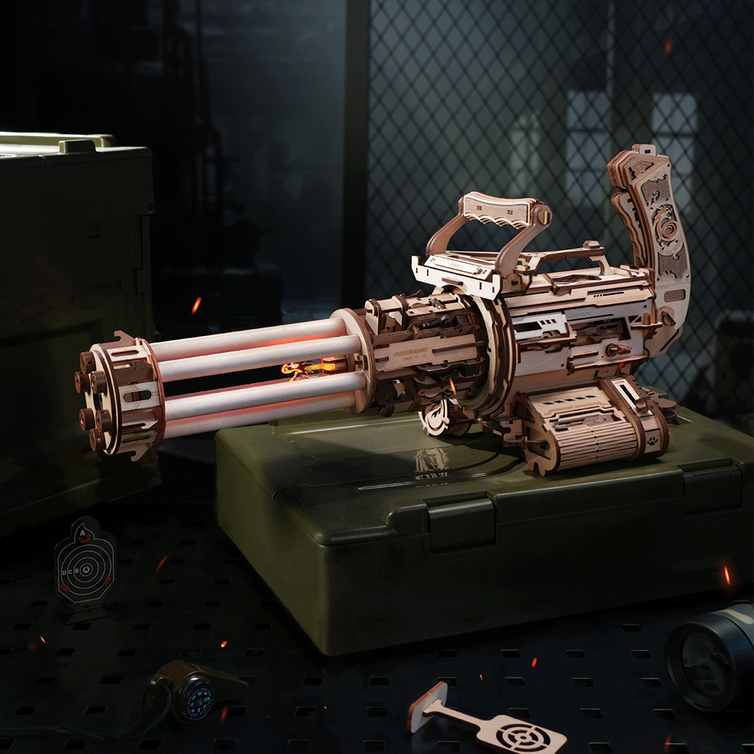 Rokr™ Medinis Konstruktorius „Machine Gun“