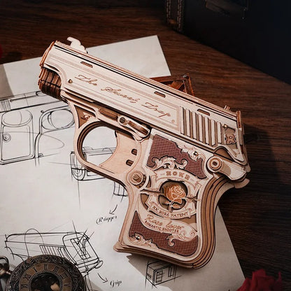 Rokr™ Medinis Konstruktorius „Mini Gun“