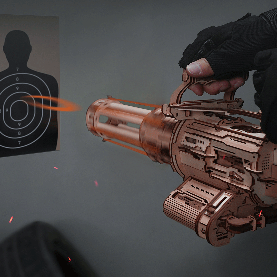 Rokr™ Medinis Konstruktorius „Machine Gun“